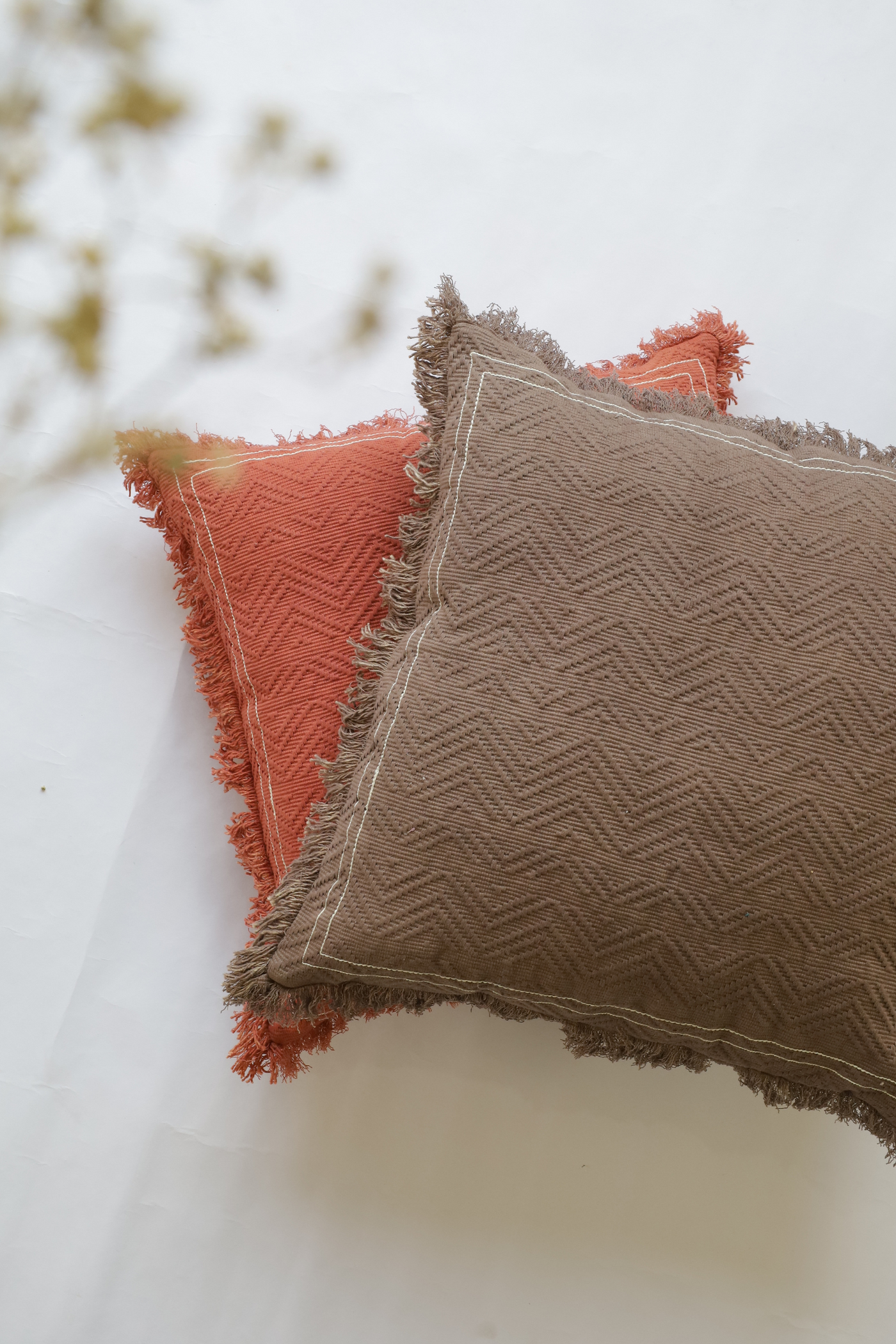 Terracotta cushion